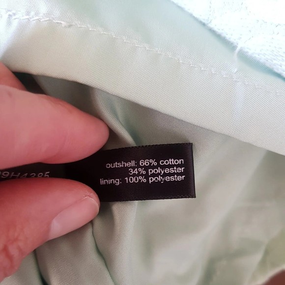 The Limited Womens Skirt Textured Size 0 Green Pastel Mint Mini Pockets Spring - Picture 9 of 12